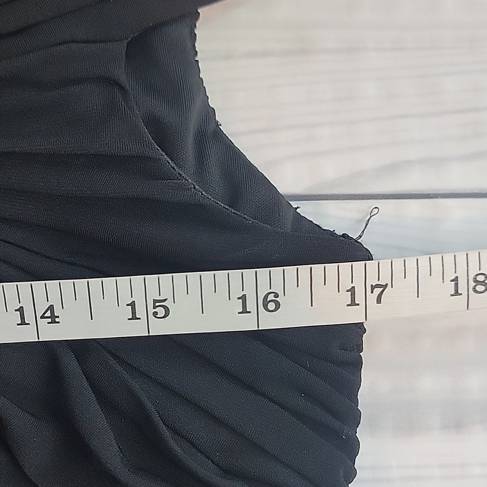 Cache Luxe Elegant Black Women's Special Occasion Top Size L - Picture 11 of 12